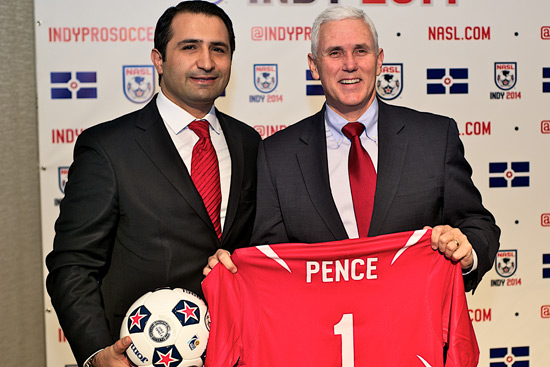 Ersal Ozdemir and Mike Pence